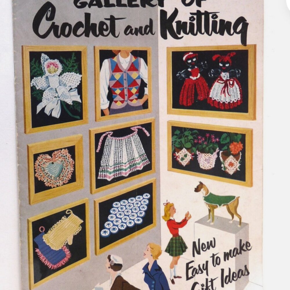 Gallery Crochet Knitting New Easy Make ideas vintage pattern book Star 89 1952